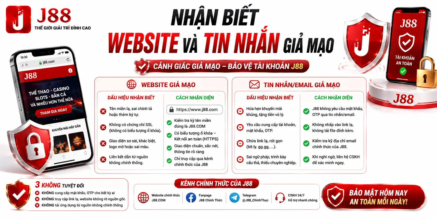Kiểm tra đúng website trước khi đăng nhập